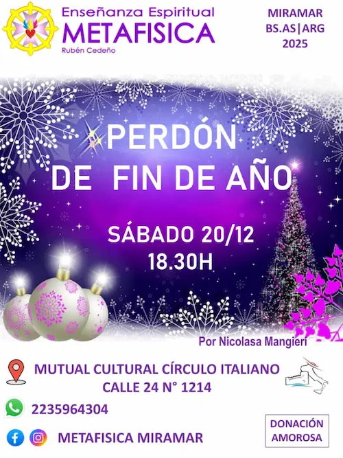 Perdón de Fin de Año: Enseñanza Espiritual y Paz