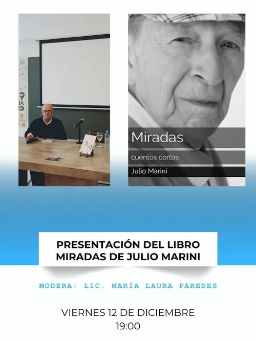 Presentación Literaria: "Miradas" de Julio Marini