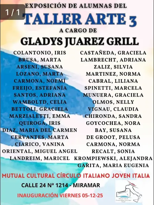 Exposición de Arte: Taller Arte 3