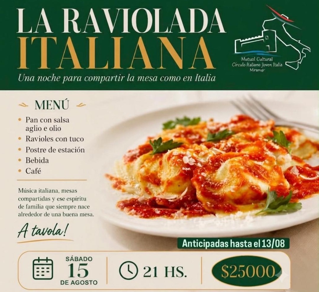 Afiche de La Raviolada Italiana